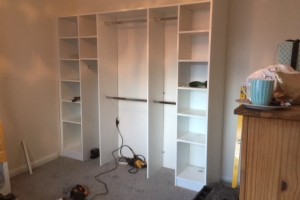 Fitted shelving