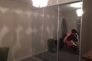 Mirrors slide robes
