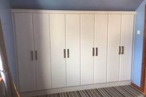 Fitted Wardrobe angled ceiling